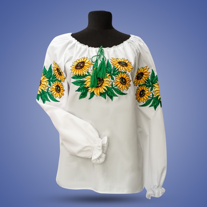 Блуза вишита жіноча "Соняшник"