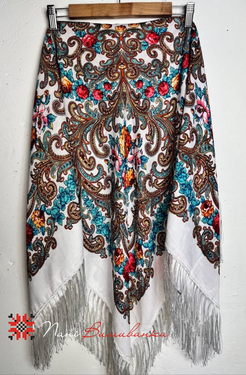 Хустка українська біла