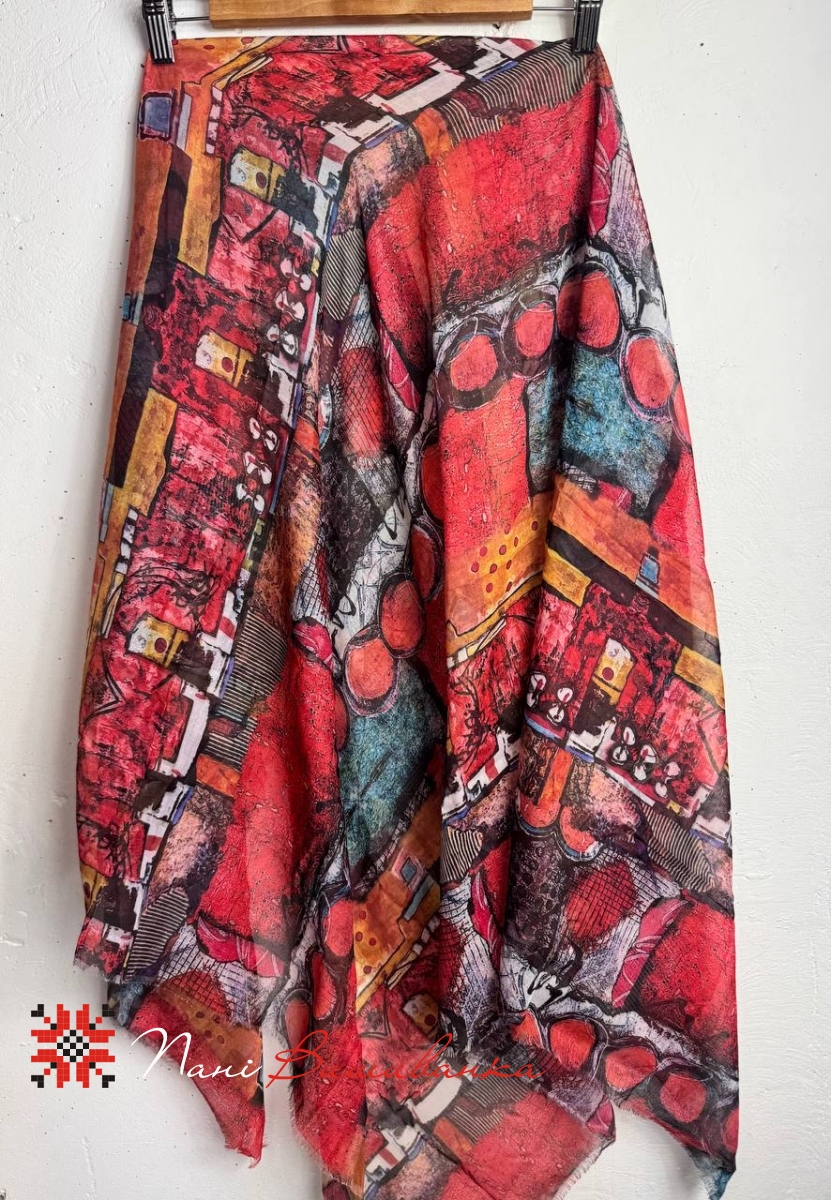 Хустка велика батистова Павутинка